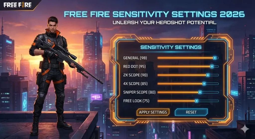Free Fire Sensitivity Settings 2026: Best Headshot Settings for All Devices » 2026 Free Fire Sensitivity Settings 2026: Best Headshot Settings for All Devices