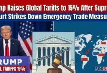 Trump Raises Global Tariffs to 15% After Supreme Court Strikes Down Emergency Trade Measures